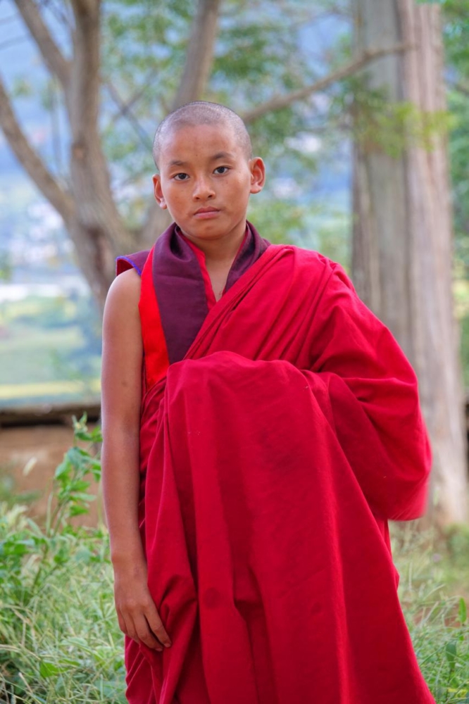 راهب بودایی خردسال