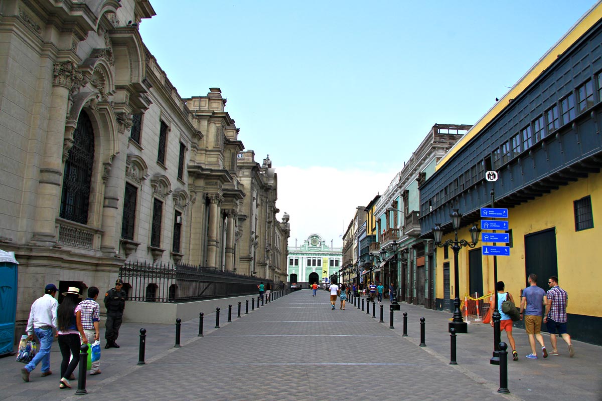 مرکز شهر لیما پایتخت پرو
