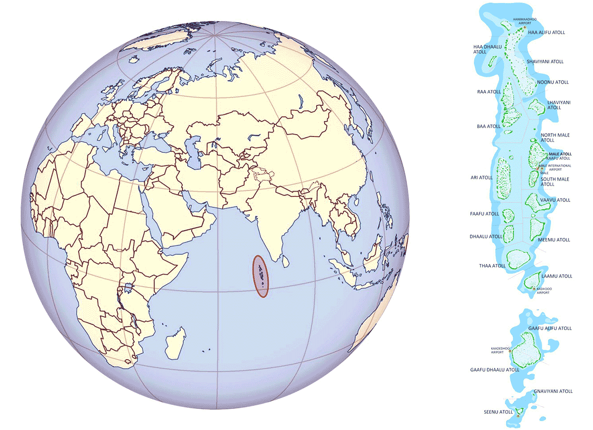 نقشه مالدیو