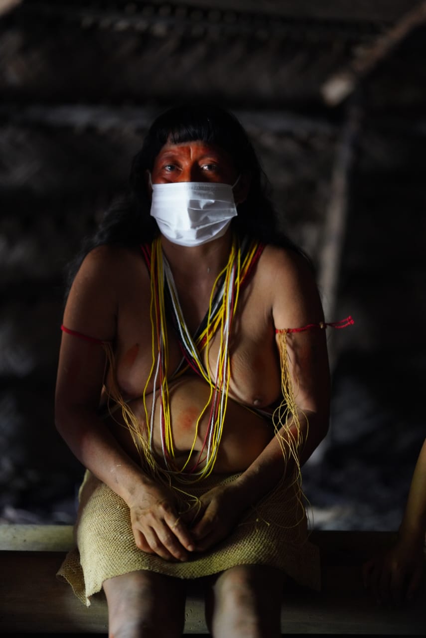 Matses people in Peru
